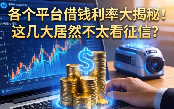 各个平台借钱利率大揭秘：这几家居然不太看征信？