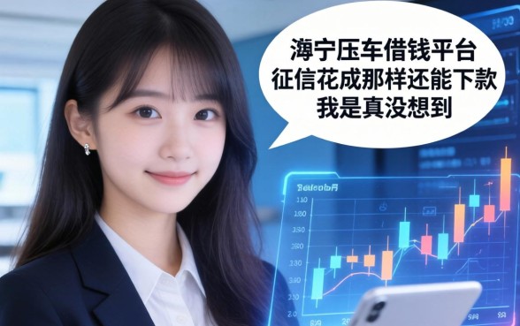 聊聊海宁押车借钱平台：征信花成那样还能下款，我是真没想到