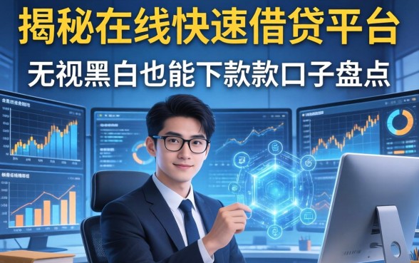 揭秘在线快速借钱平台：无视黑白也能下款的口子盘点