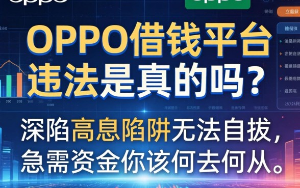 OPPO借钱平台违法是真的吗？深陷高息陷阱无法自拔，急需资金的你该何去何从？