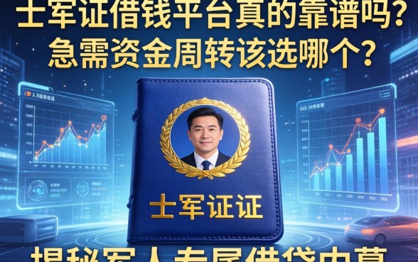 士官证借钱平台真的靠谱吗？急需资金周转该选哪个？揭秘军人专属借贷内幕