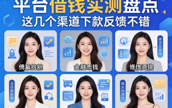 女子各种平台借钱实测盘点，这几个渠道下款反馈不错