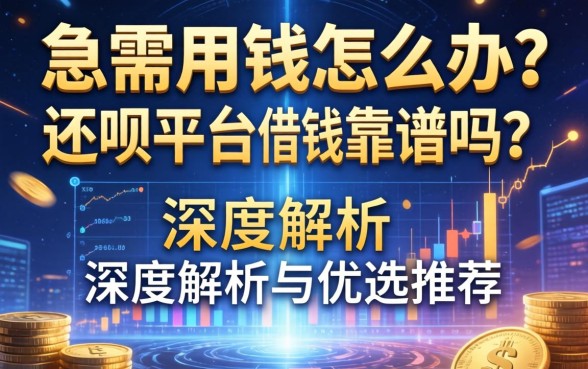 急需用钱怎么办？还呗平台借钱靠谱吗？深度解析与优选推荐