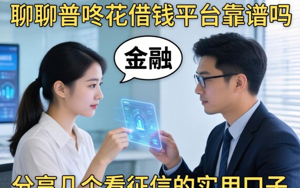 聊聊普咚花借钱平台靠谱吗，分享几个不看征信的实用口子