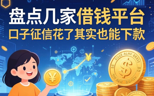 盘点几家借钱平台全面的口子，征信花了其实也能下款