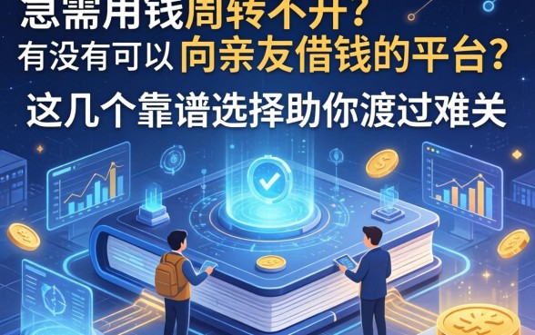 急需用钱周转不开？有没有可以向亲友借钱的平台？这几个靠谱选择助你渡过难关
