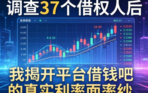 调查了37个借款人后，我揭开平台借钱吧的真实利率面纱