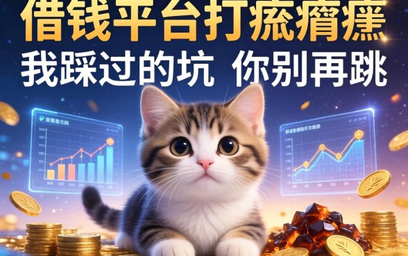 借钱平台打广告里的猫腻，我踩过的坑你别再跳