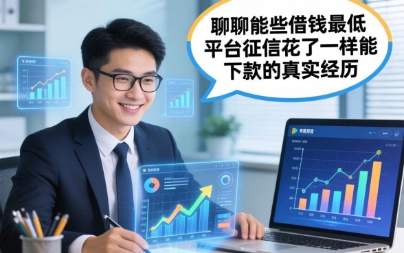 聊聊那些借钱最低平台，征信花了一样能下款的真实经历