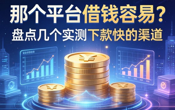 那个平台借钱容易？盘点几个实测下款快的渠道