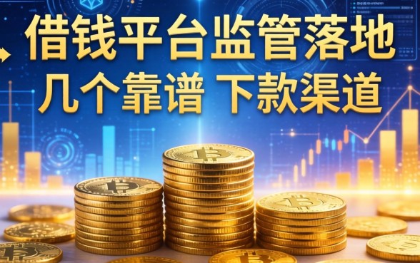 借钱平台监管落地，分享几个靠谱的下款渠道