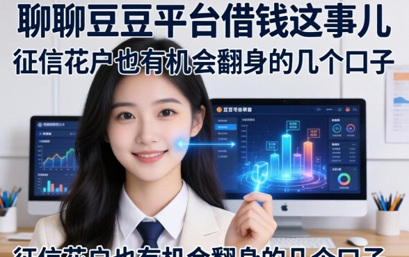 聊聊豆豆平台借钱这事儿，征信花户也有机会翻身的几个口子