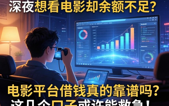深夜想看电影却余额不足？电影平台借钱真的靠谱吗？这几个口子或许能救急！
