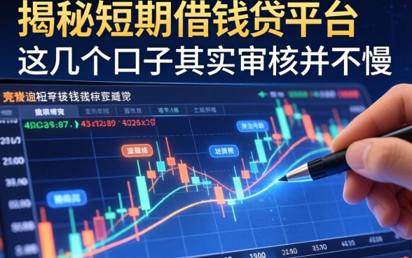 揭秘短期借钱的平台：这几个口子其实审核并不慢
