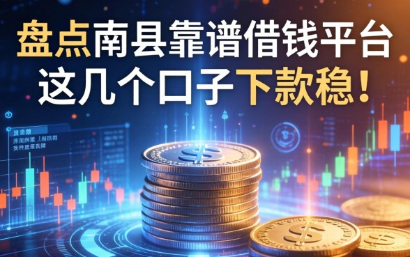 盘点南县靠谱的借钱平台，这几个口子下款稳！