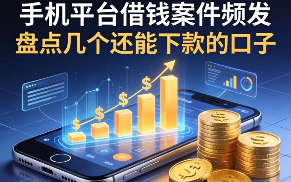 手机平台借钱案件频发，盘点几个还能下款的口子