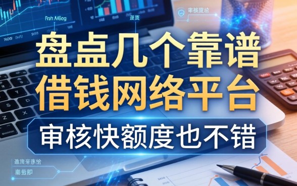 盘点几个靠谱的借钱网络平台，审核快额度也不错