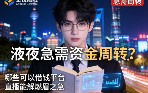 深夜急需资金周转？哪些可以借钱平台直播能解燃眉之急？靠谱推荐有哪些？