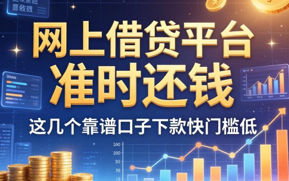 网上借钱平台准时还钱，这几个靠谱口子下款快门槛低