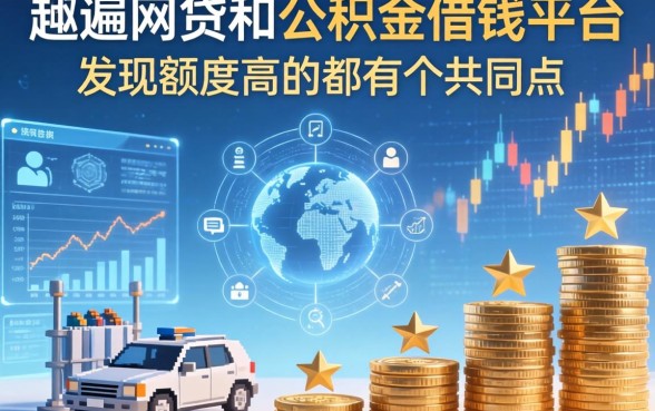 我翻遍了网贷和公积金借钱平台，发现额度高的都有个共同点