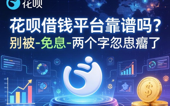 花呗借钱平台靠谱吗？别被-免息-两个字忽悠瘸了