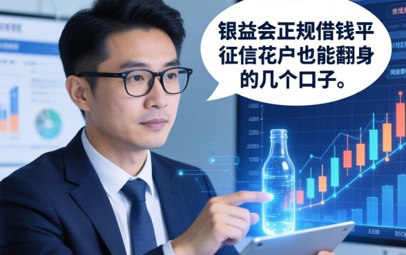 聊聊那些银监会正规借钱平台：征信花户也能翻身的几个口子