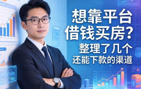 想靠平台借钱买房？整理了几个还能下款的渠道