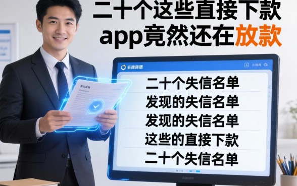我翻了二十个失信名单，发现这些直接下款的app竟然还在放款