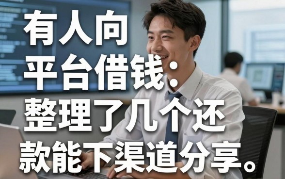 有人向平台借钱：整理了几个还能下款的渠道分享