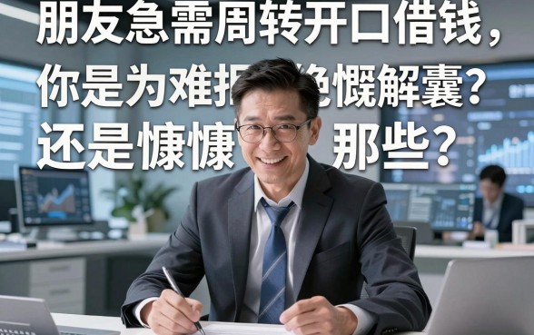 朋友急需周转开口借钱，你是为难拒绝还是慷慨解囊？揭秘朋友平台借钱那些事儿
