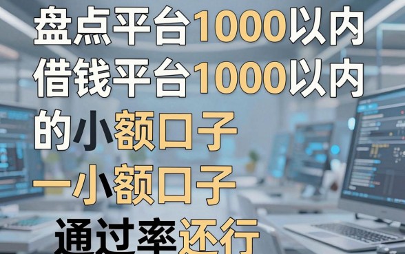 盘点五个借钱平台1000以内的小额口子，通过率还行