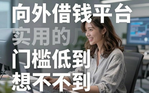 揭秘几个实用的向外借钱平台，门槛低到你想不到