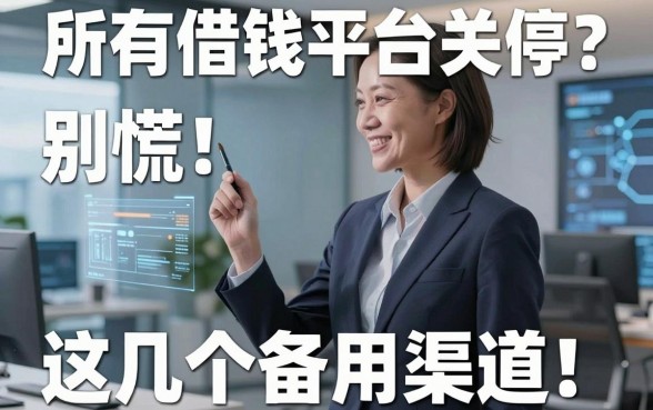 所有借钱平台关停?别慌,这几个备用渠道依然坚挺