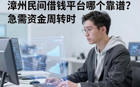 漳州民间借钱平台哪个靠谱？急需资金周转时如何避开高息陷阱？