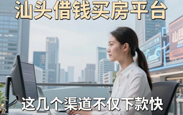 揭秘汕头借钱买房平台，这几个渠道不仅下款快还靠谱
