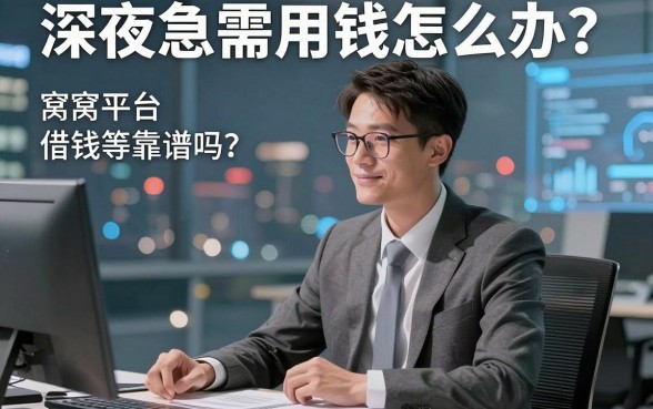 深夜急需用钱怎么办？窝窝平台借钱靠谱吗？普通人如何避开借贷陷阱安全周转？