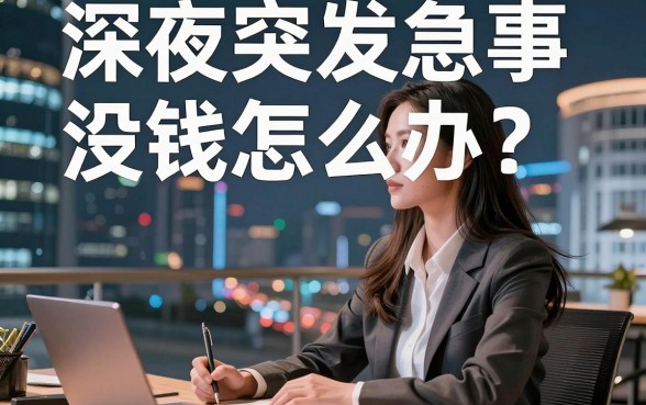 深夜突发急事没钱怎么办？哪些借钱急用钱平台能秒速到账且靠谱？