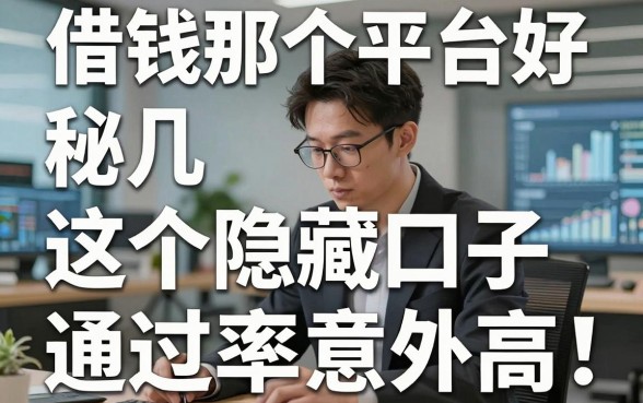 揭秘借钱那个平台好，这几个隐藏口子通过率意外高