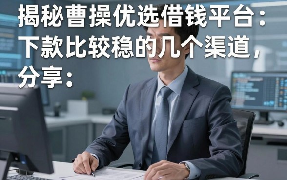 揭秘曹操优选借钱平台：下款比较稳的几个渠道分享
