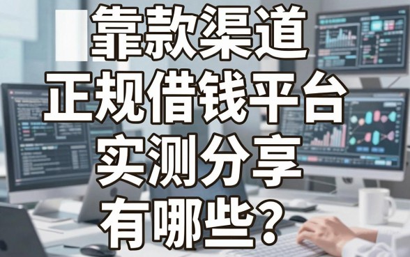 正规借钱平台有哪些？实测分享几个靠谱的借款渠道