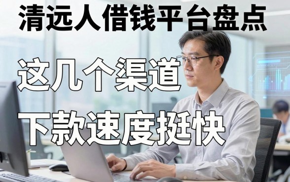 清远人借钱平台盘点：这几个渠道下款速度挺快