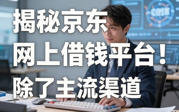 揭秘京东网上借钱平台：除了主流渠道还能选这些