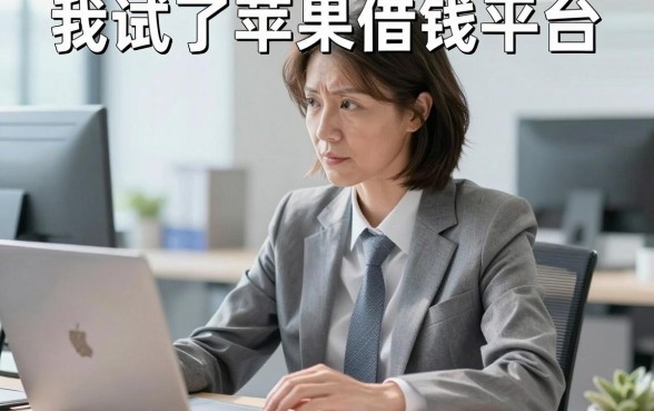 我试了苹果借钱平台抵押，发现摆脱欠款束缚贷款新平台才是解药