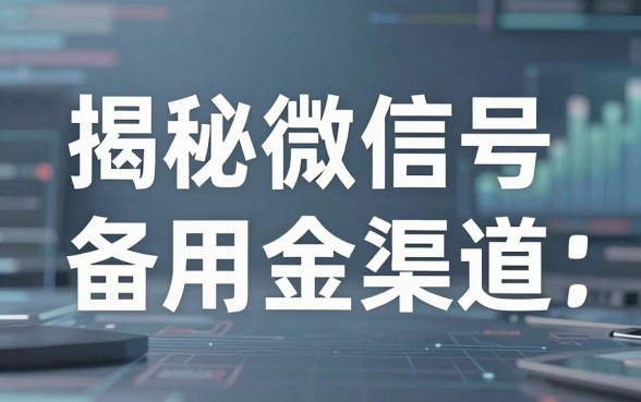 揭秘微信号借钱平台：隐藏在社交软件里的备用金渠道