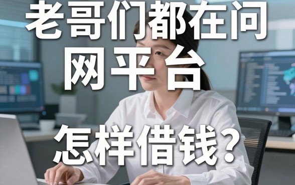 老哥们都在问网络平台怎样借钱？这几个不看征信的口子亲测能下