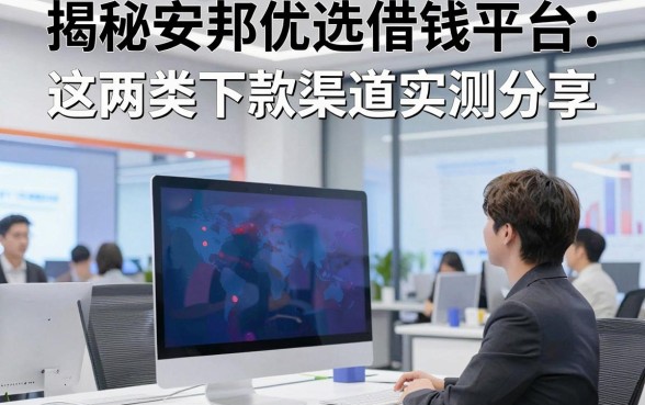揭秘安邦优选借钱平台：这两类下款渠道实测分享