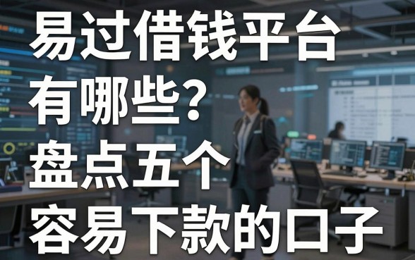 易过借钱平台有哪些？盘点五个容易下款的口子