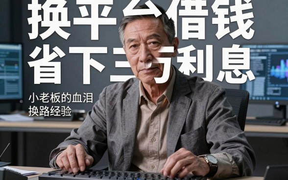 换平台借钱省下三万利息，小老板的血泪换路经验