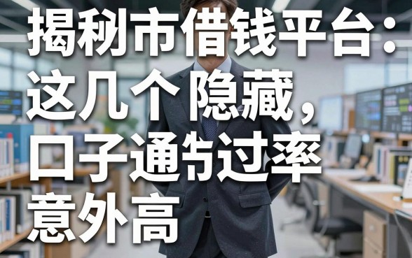 揭秘监利市借钱平台：这几个隐藏口子通过率意外高