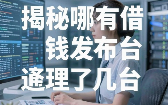 揭秘哪有借钱发布平台：整理了几个通过率高的渠道